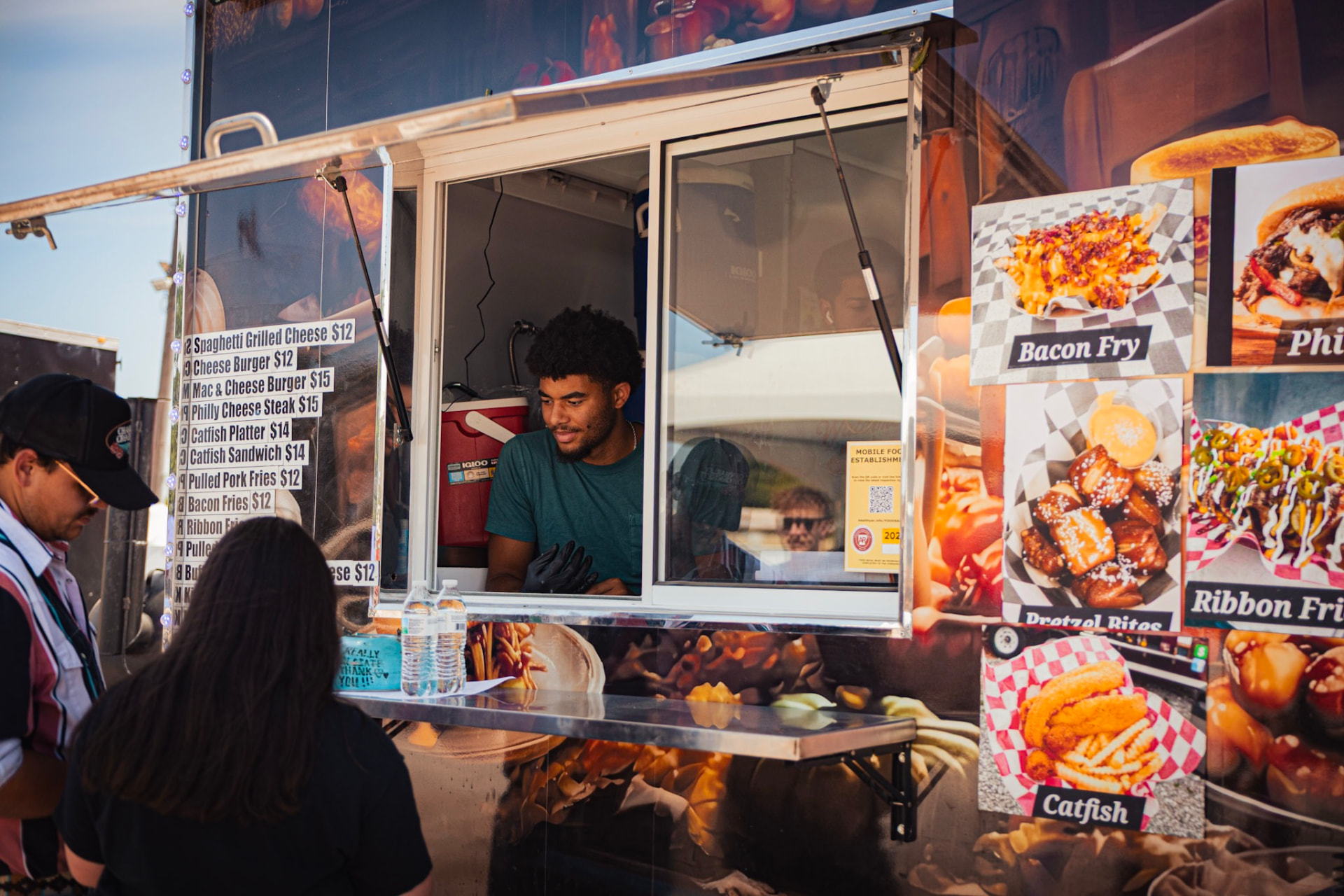 The Lord's Kitchen food truck serving window
