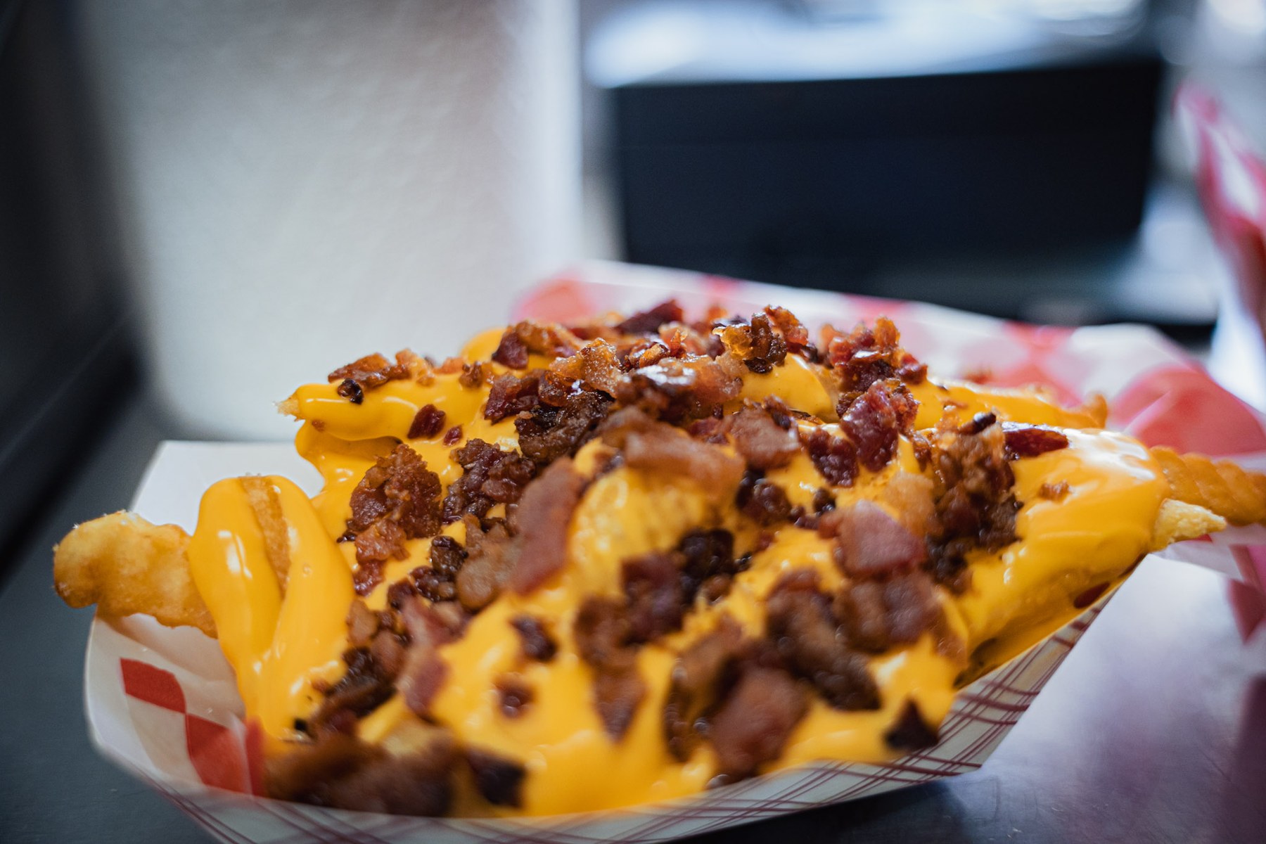 Bacon cheese fries